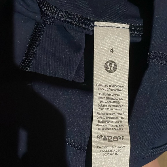 NWOT Lululemon Align High Rise 25” Leggings True Navy Size 4 - Picture 6 of 10